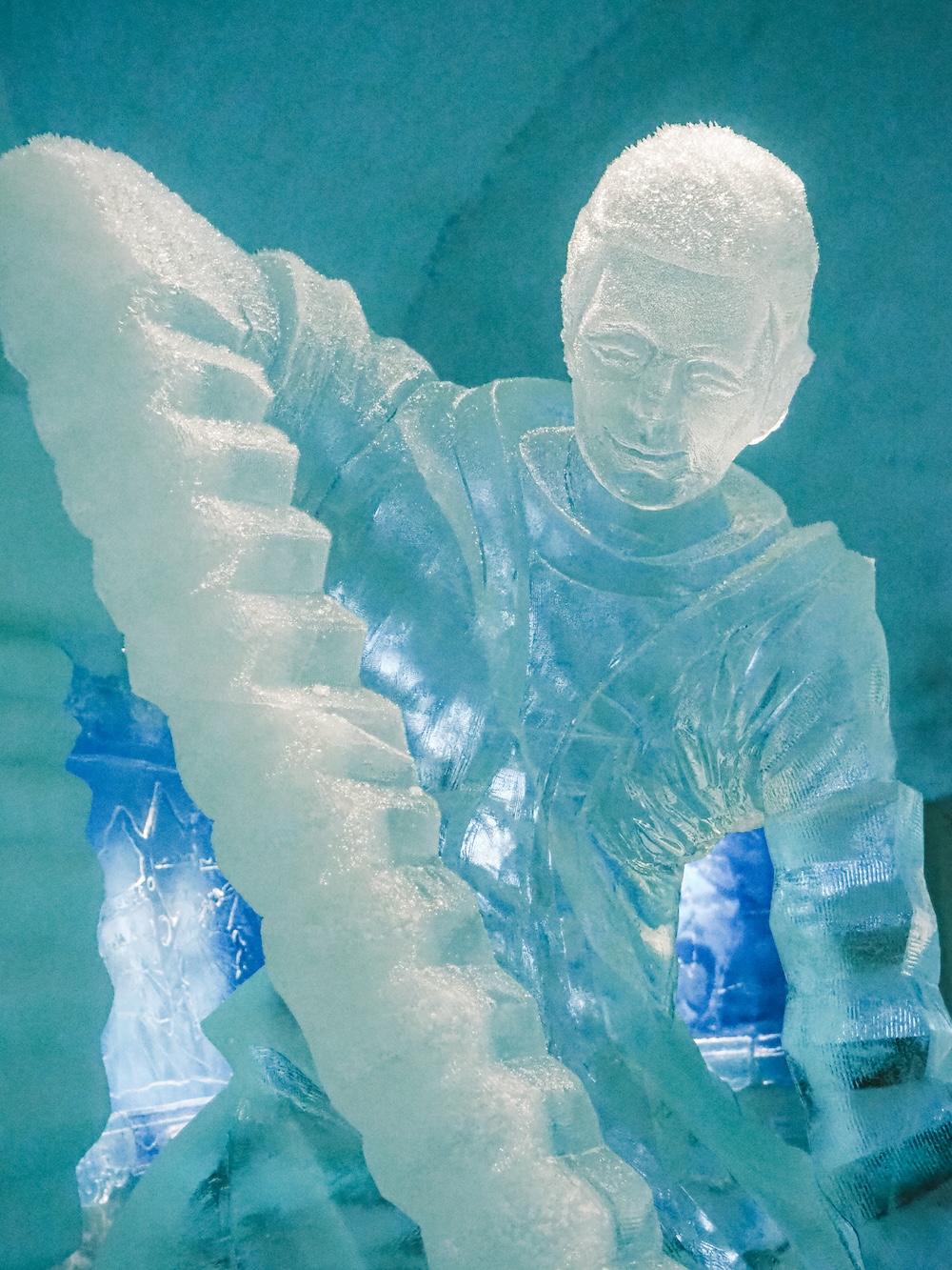 Icehotel Kiruna sculptuur
