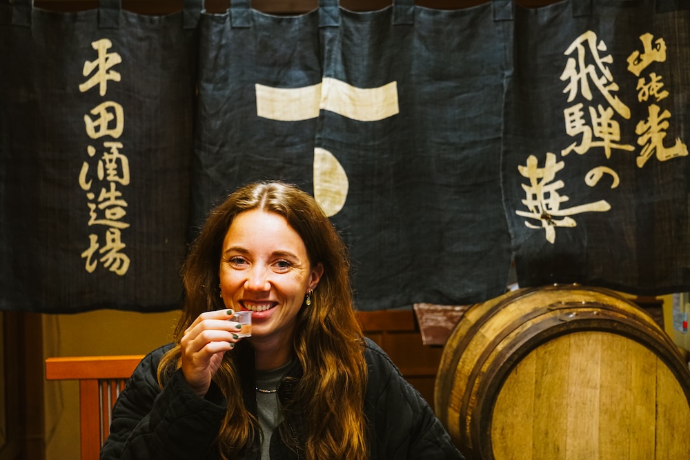 Sake proeven in Takayama