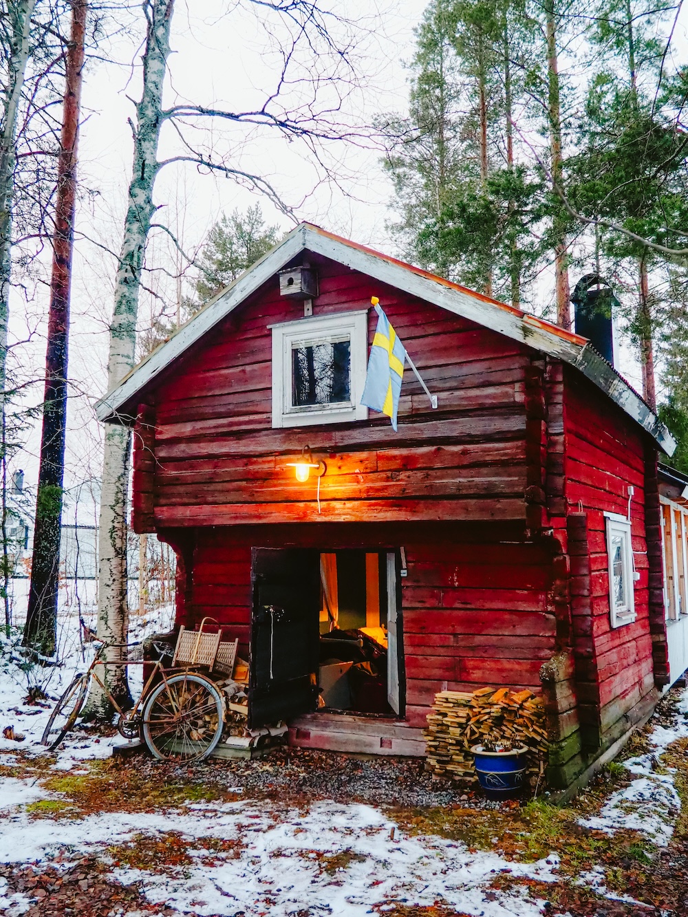 Airbnb Noord-Zweden huisje