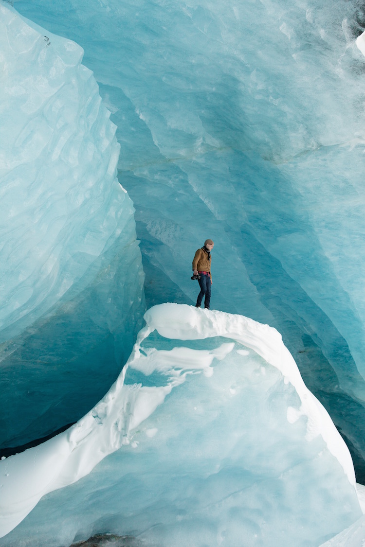 ice cave canada winter
