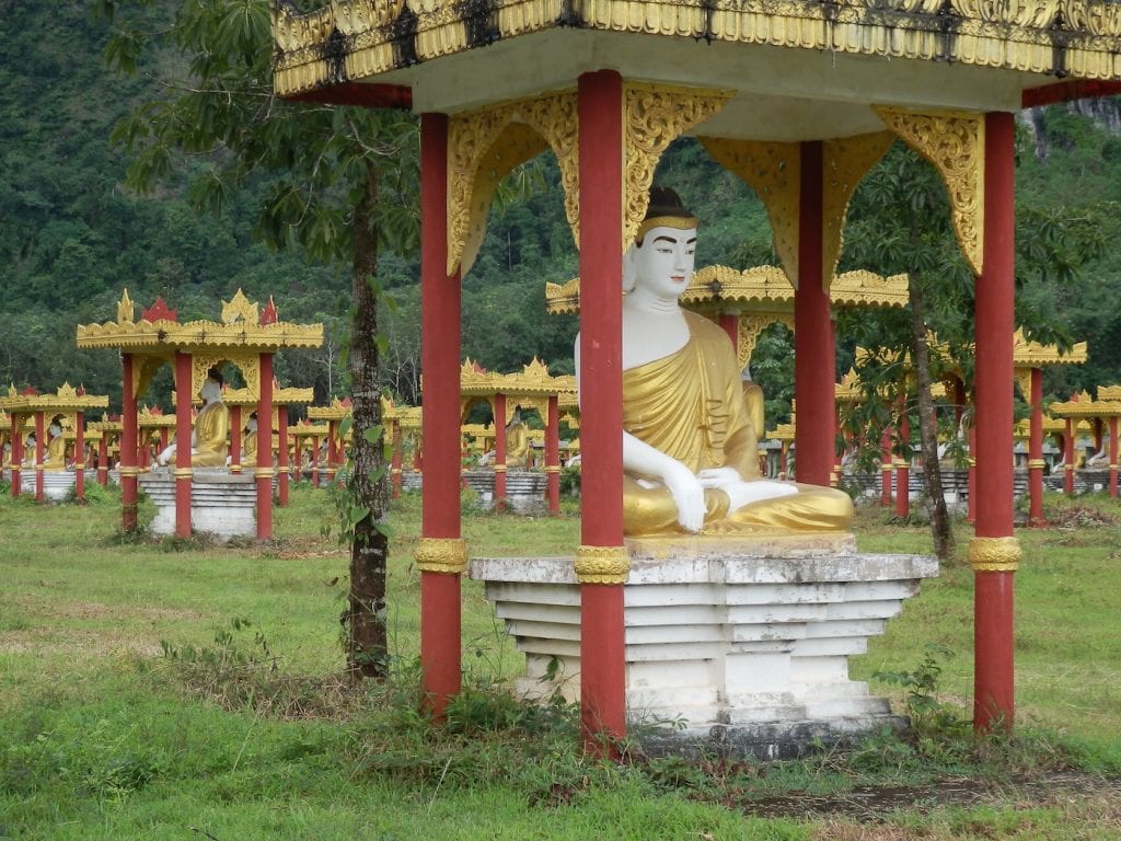 10000 buddha's hpa-an myanmar