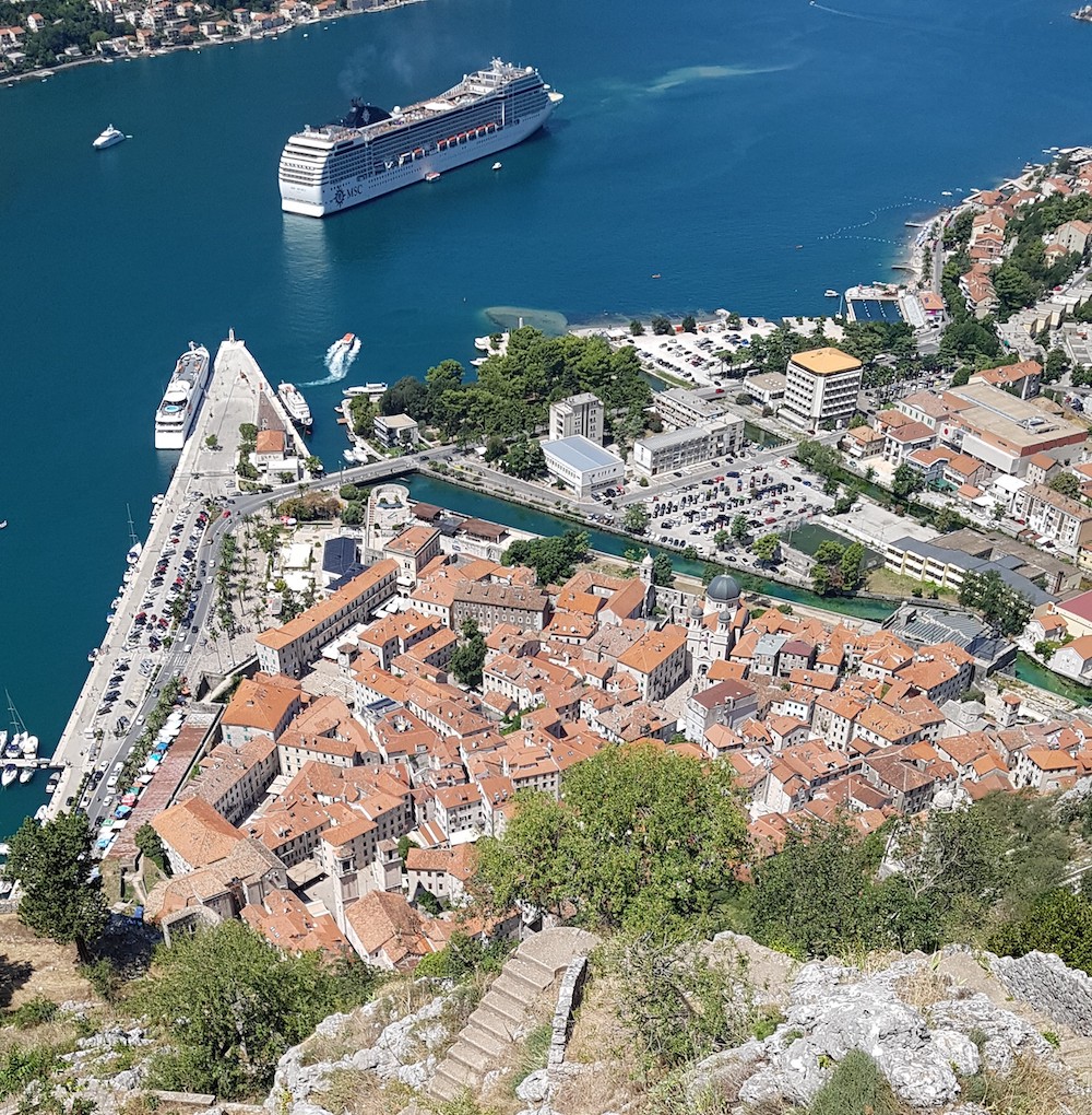 Kotor Montenegro cruiseschip