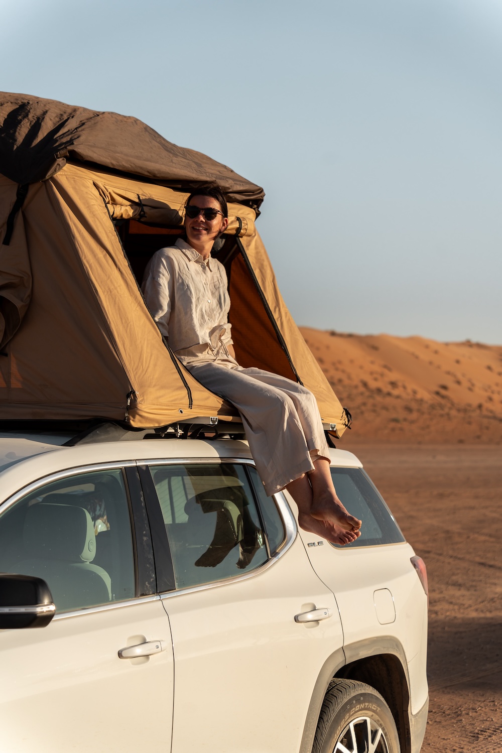 4x4 in Wahiba Sand woestijn