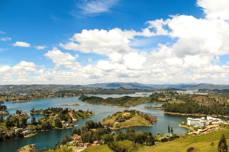6 - COLOMBIA uitzicht backpackers