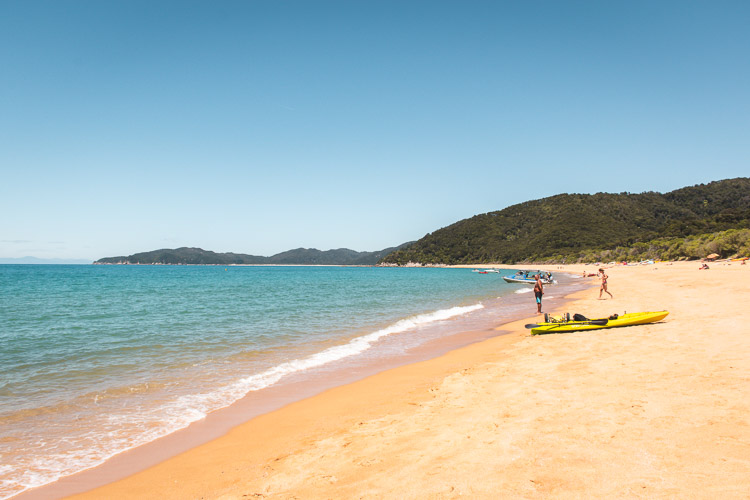 Abel Tasman National Park Totoranui Beach nieuw zeeland