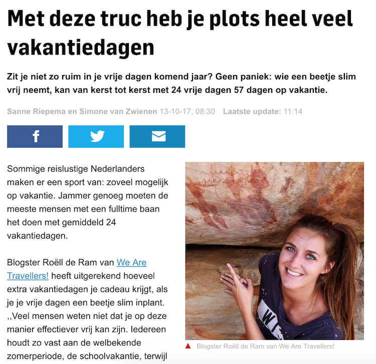 Ad interview wearetravellers vakantiedagen algemeen dagblad