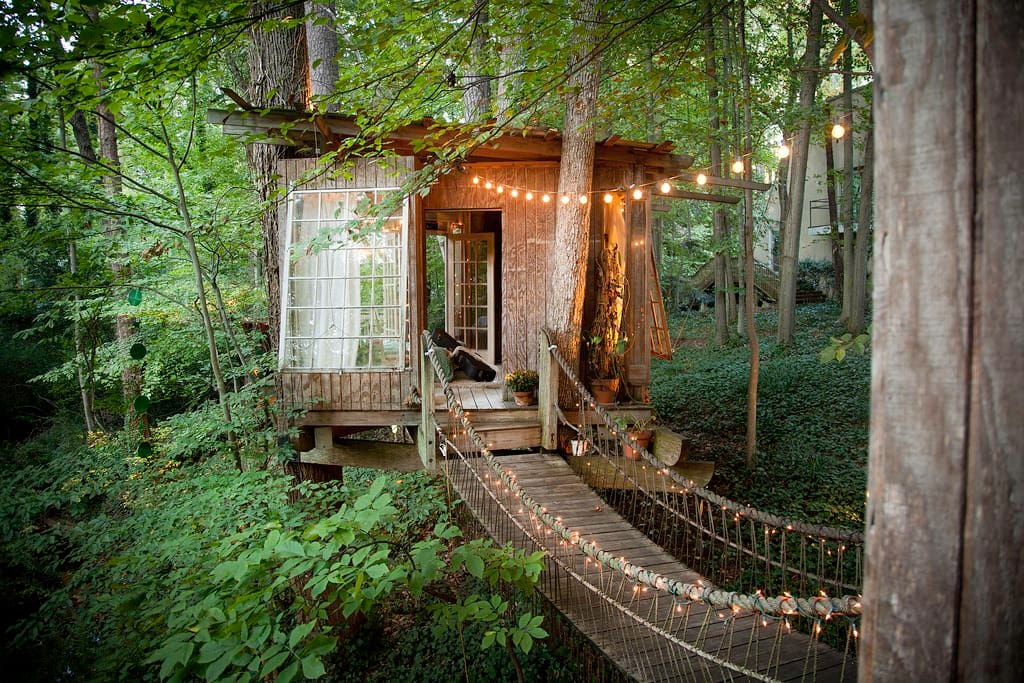 Airbnb Boomhut van je kinderdromen