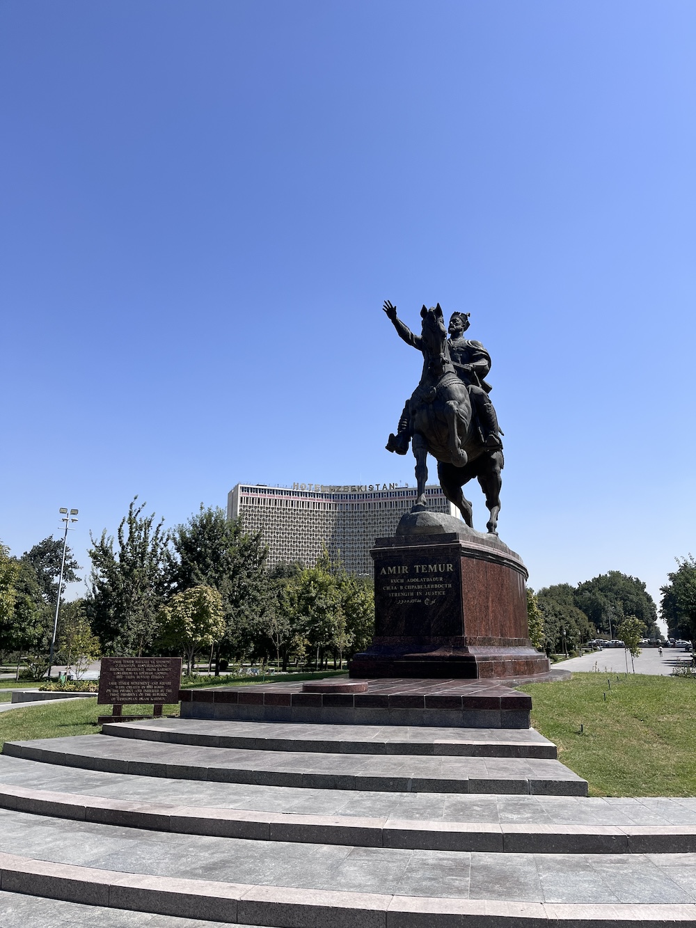 Amir Timur plein Tashkent