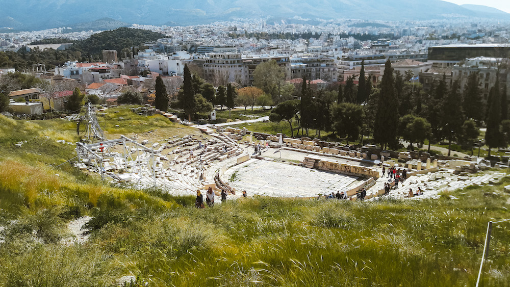Athene Dionysustheater en Odeon van Herodes Atticus
