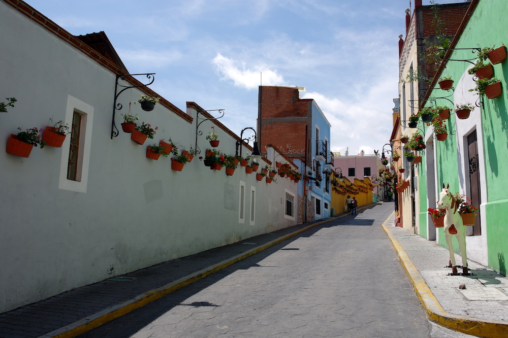 Atlixco route mexico