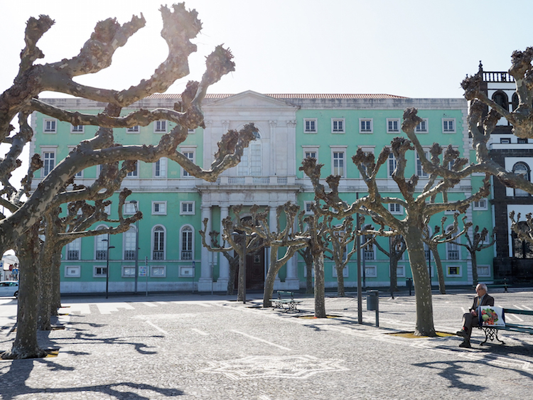 Azoren Ponta delgada portugal Praça 5 de Outubro