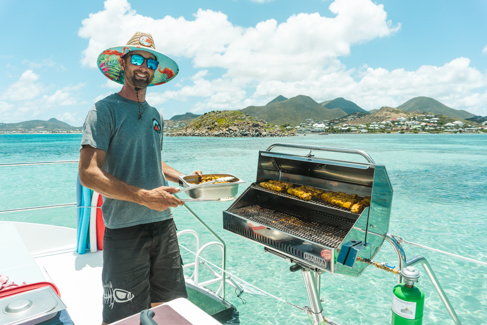 BBQ boottour Sint Maarten