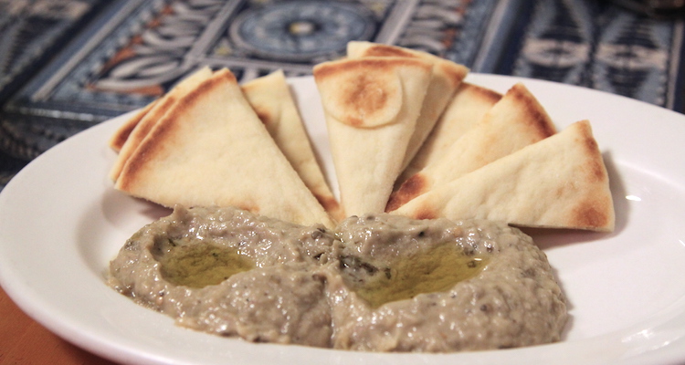 Baba ganoush eten in jordanie