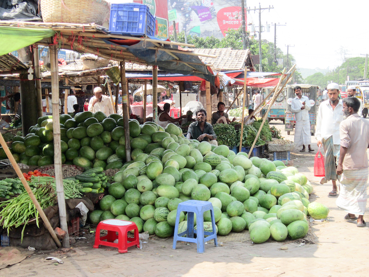 Backpacken Bangladesh markt