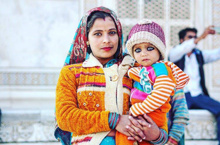 Backpacken in India hoofddoek