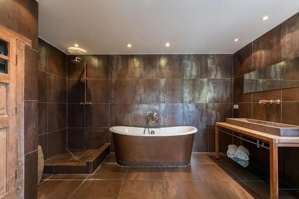 Badkamer Villa de Luxe á Eze