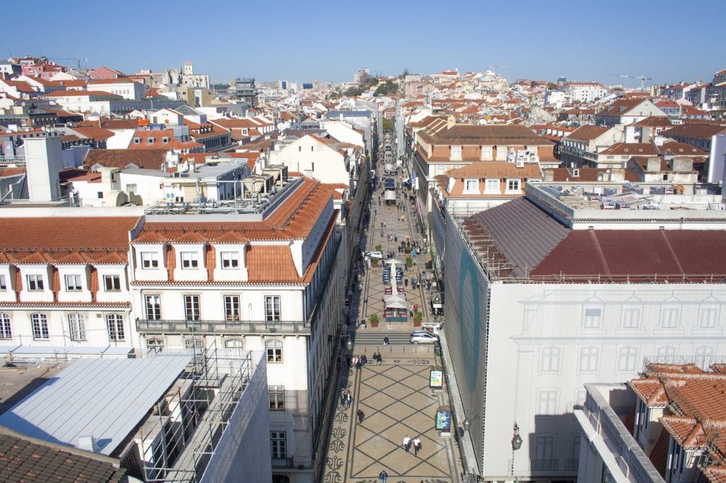 Baixa leuskte wijken in lissabon