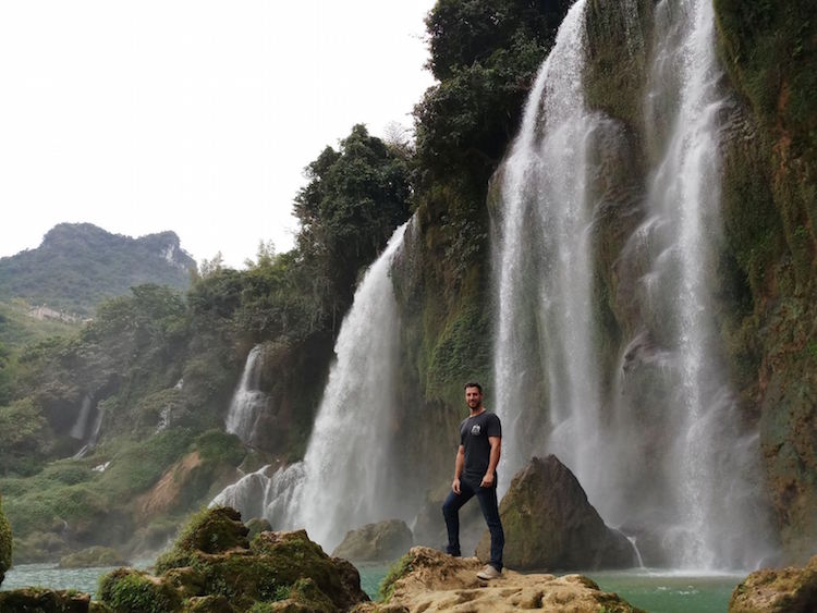 Ban Gioc Waterfall bij vietnam china grens