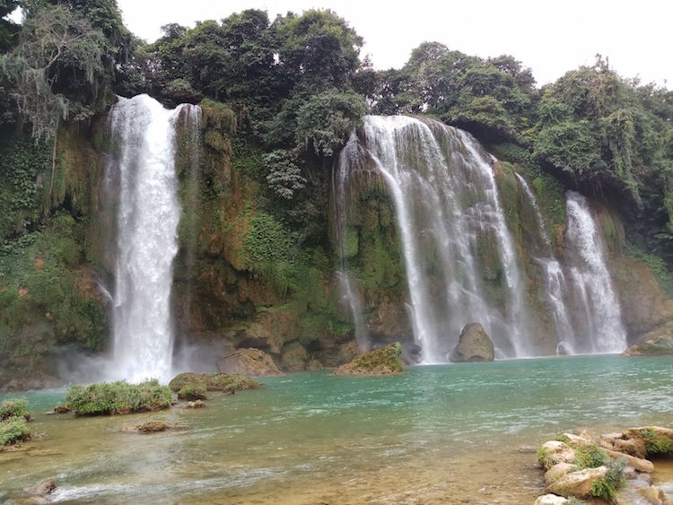 Ban Gioc Waterfall in vietnam