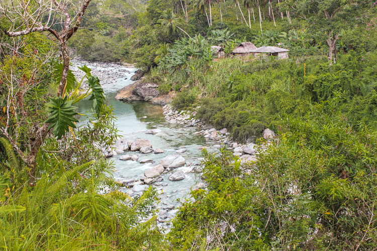Baracoa in Cuba Duaba river