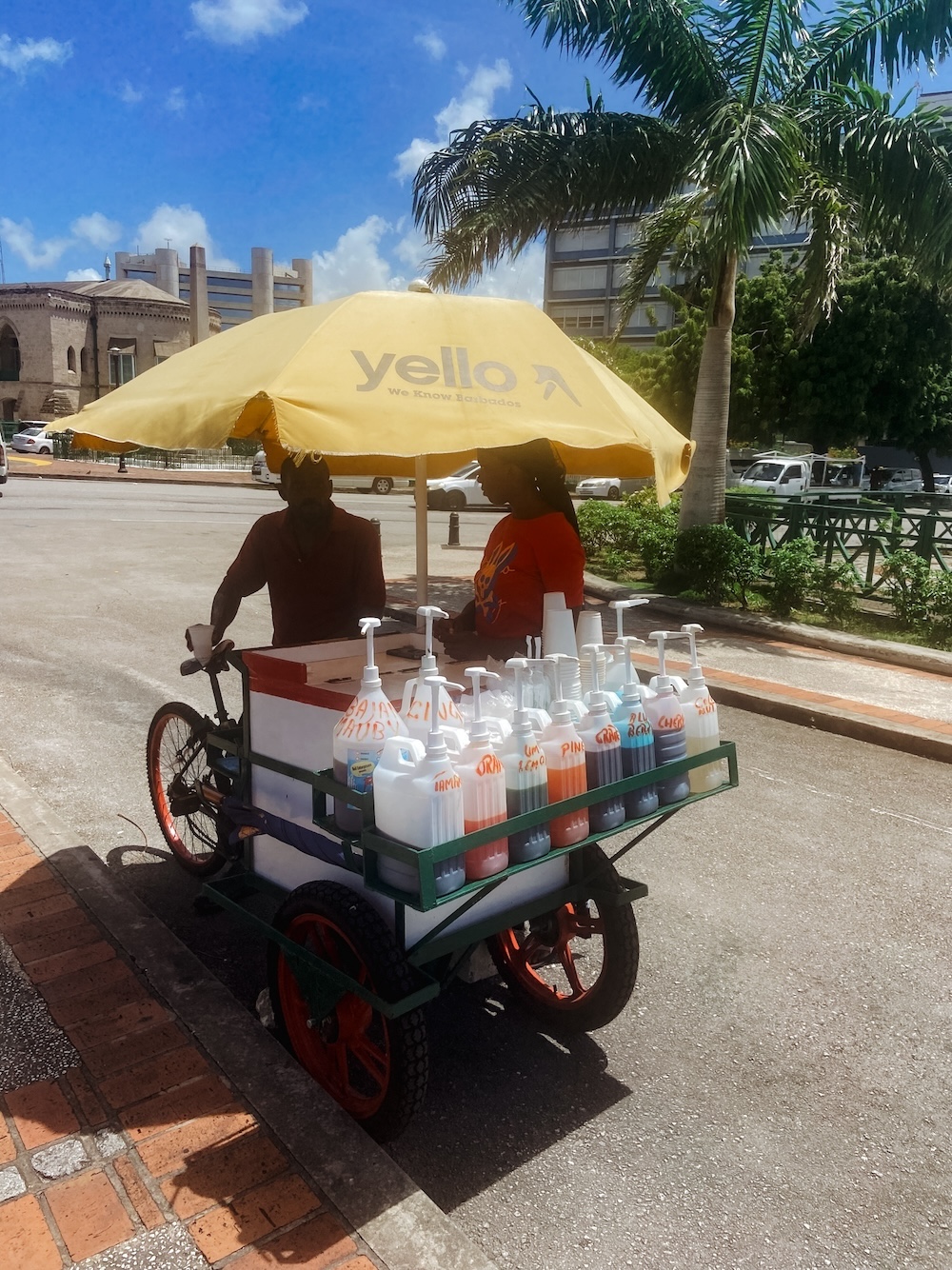 Barbados Bridgetown straatverkoop