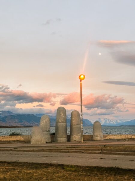 Beeld langs de kust, Puerto Natales