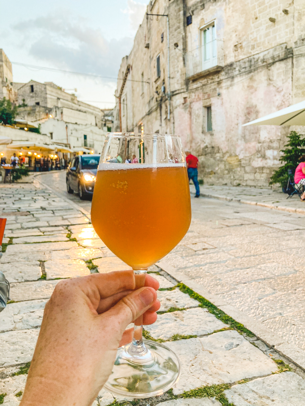 Biertje uit Matera in Sassi