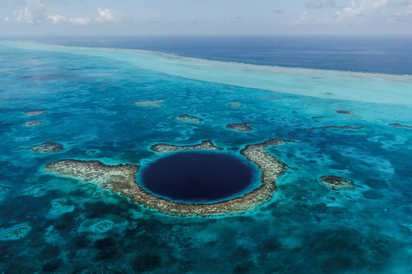 Blue hole Belize