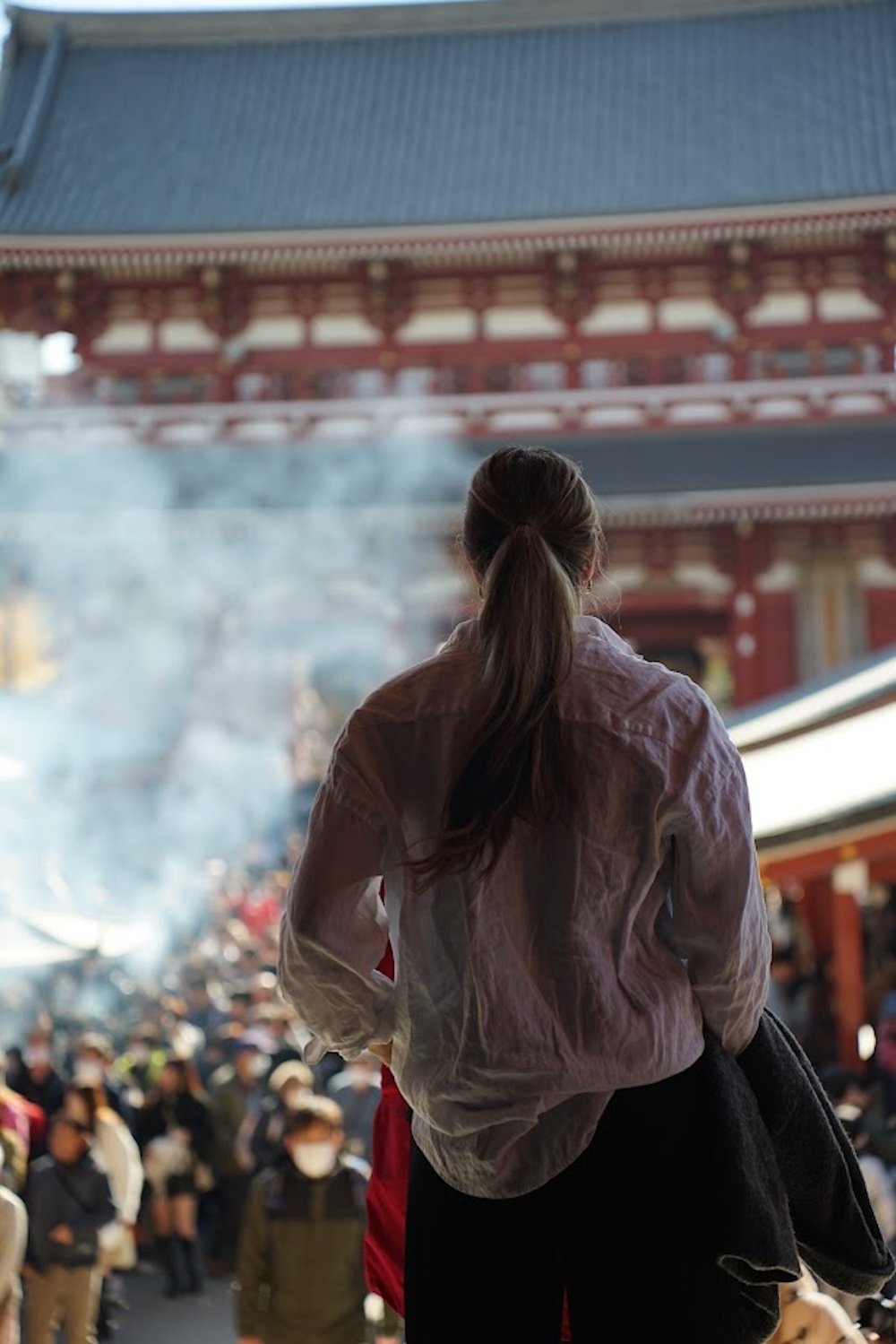 Bo bij de Senso-Ji tempel