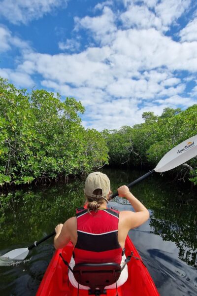 Bo in kano in Everglades NP