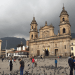 Bogota COlombia kerk plein