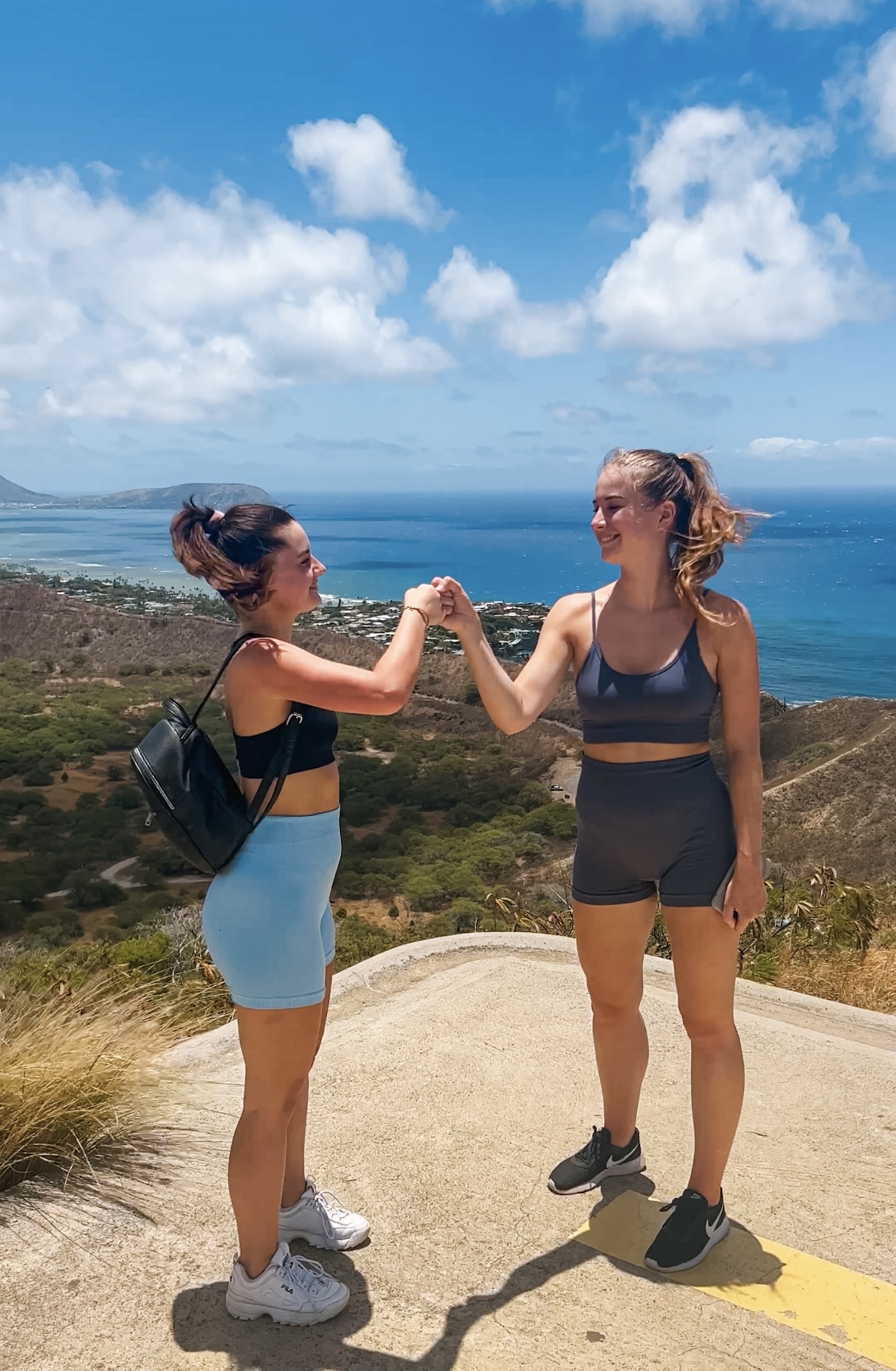 Boks op Diamond Head trail