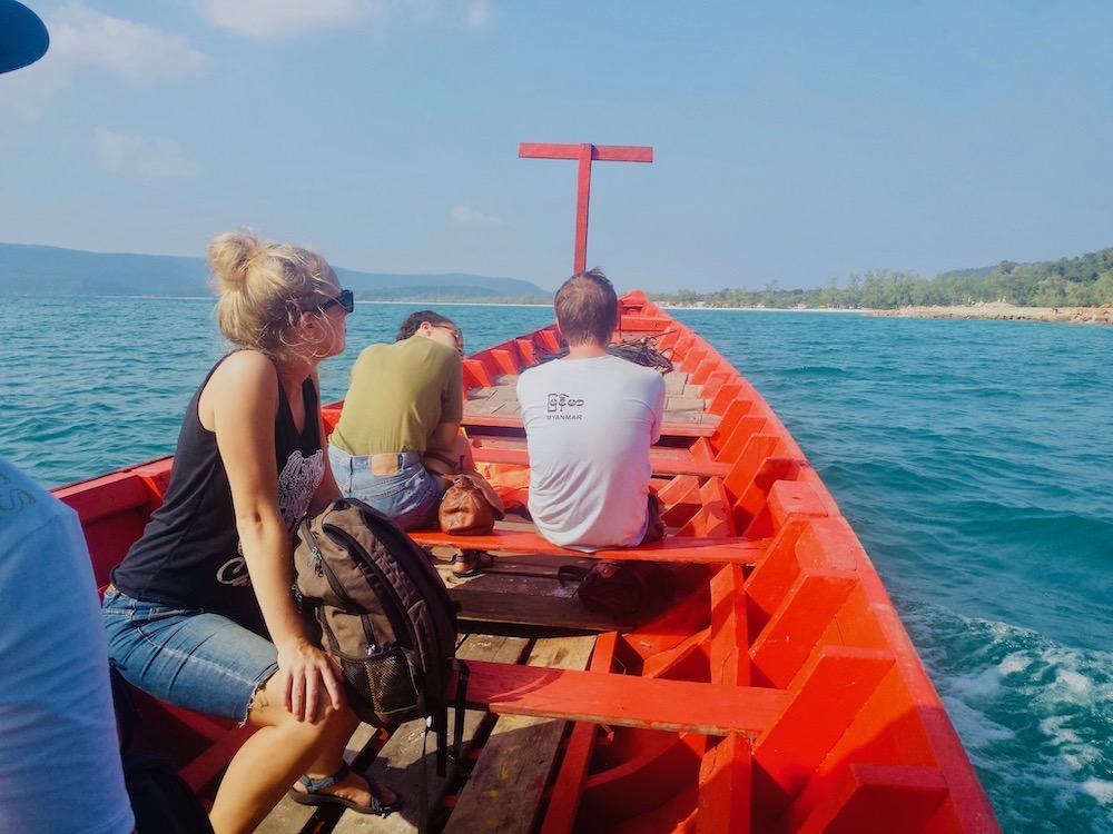 Boot naar Koh Rong Island cambodja
