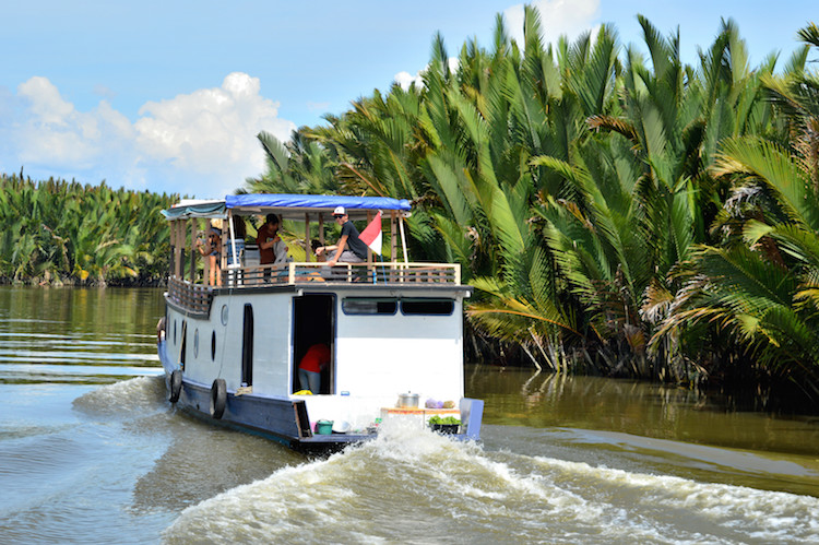 Borneo Klotok boot jungle tour