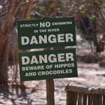 Botswana pas op voor nijlpaarden en krokodillen