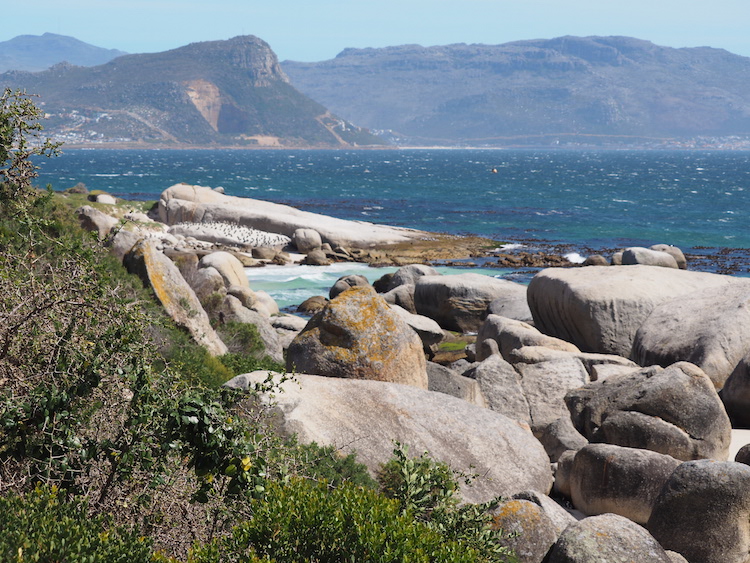 Boulders beach uitzicht