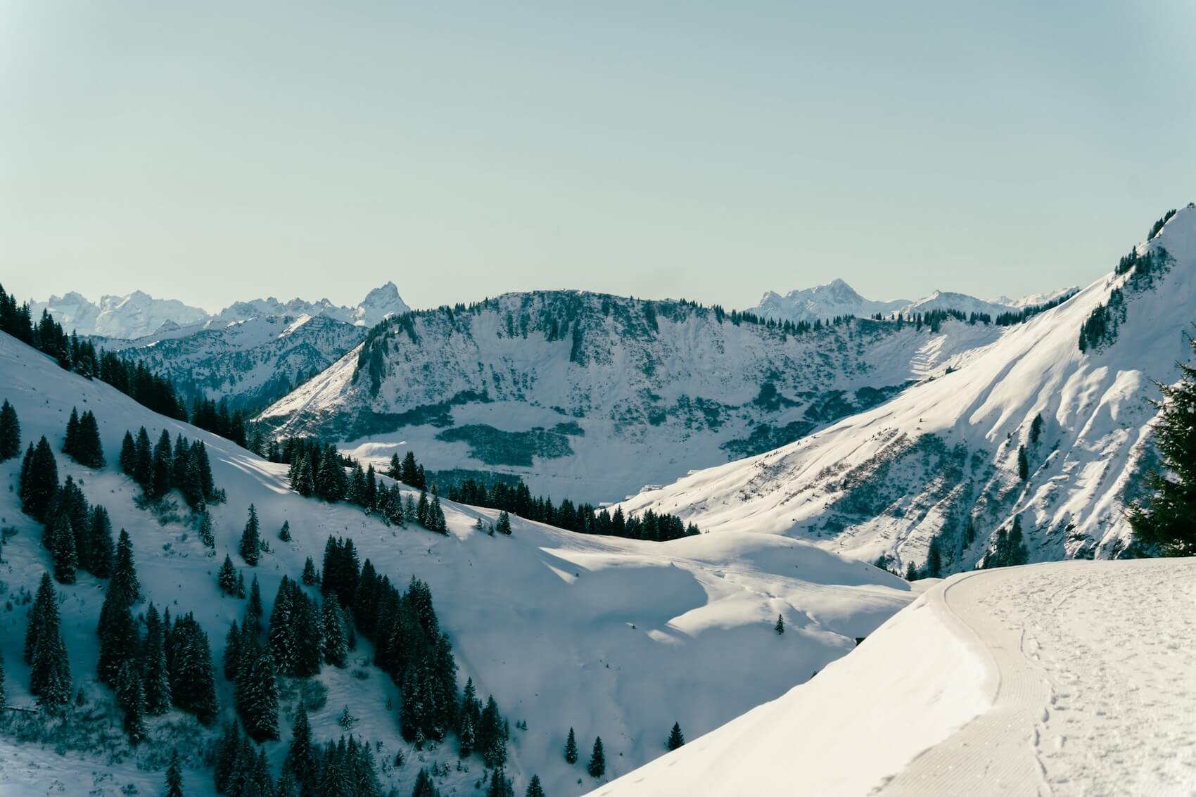 Bregenzerwald bergtoppen