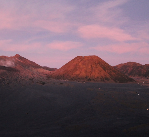 Bromo vulkaan zonsopgang java hoogtepunt