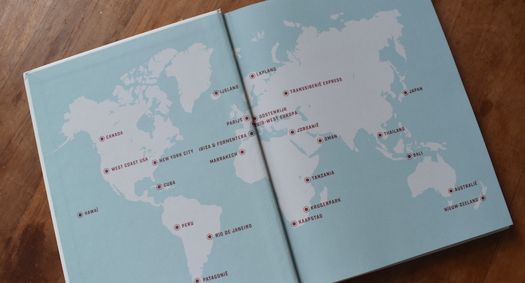 Bucketlist Reizen boek wereldkaart reisboek