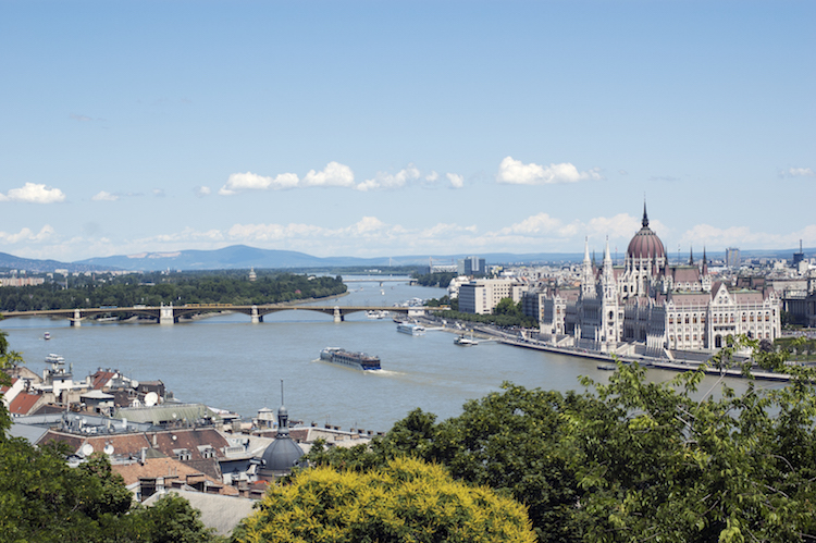 Budapest zomer uitzicht