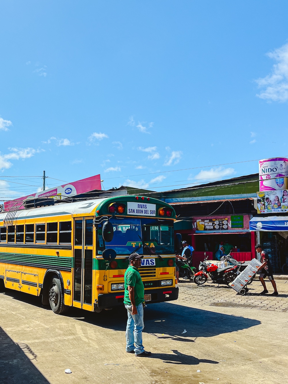 Bus van Rivas naar Popoyo