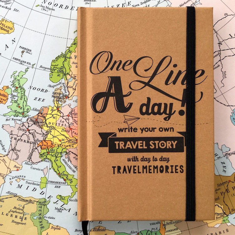 Cadeau backpacker reisdagboek 