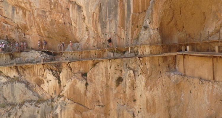 Caminito del Rey gevaarlijkste wandelroute Spanje