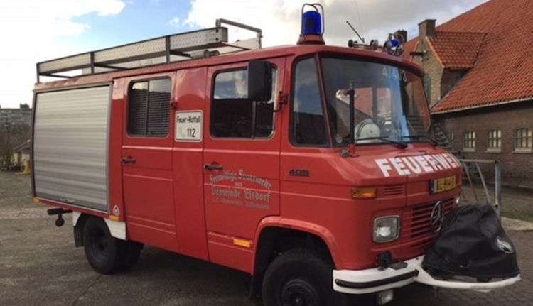 Camper huren brandweerwagen