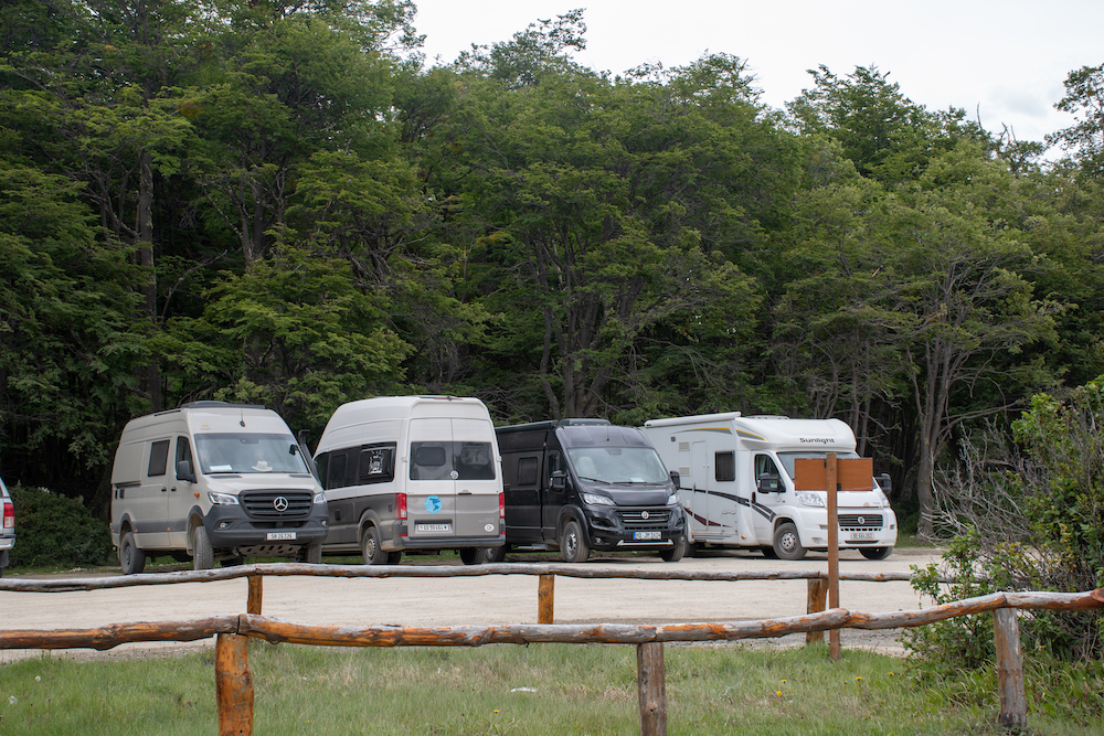 Campers in Ushuaia