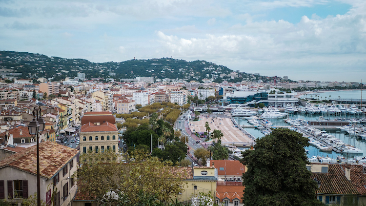 Cannes cruise vakantie haven vanaf boven