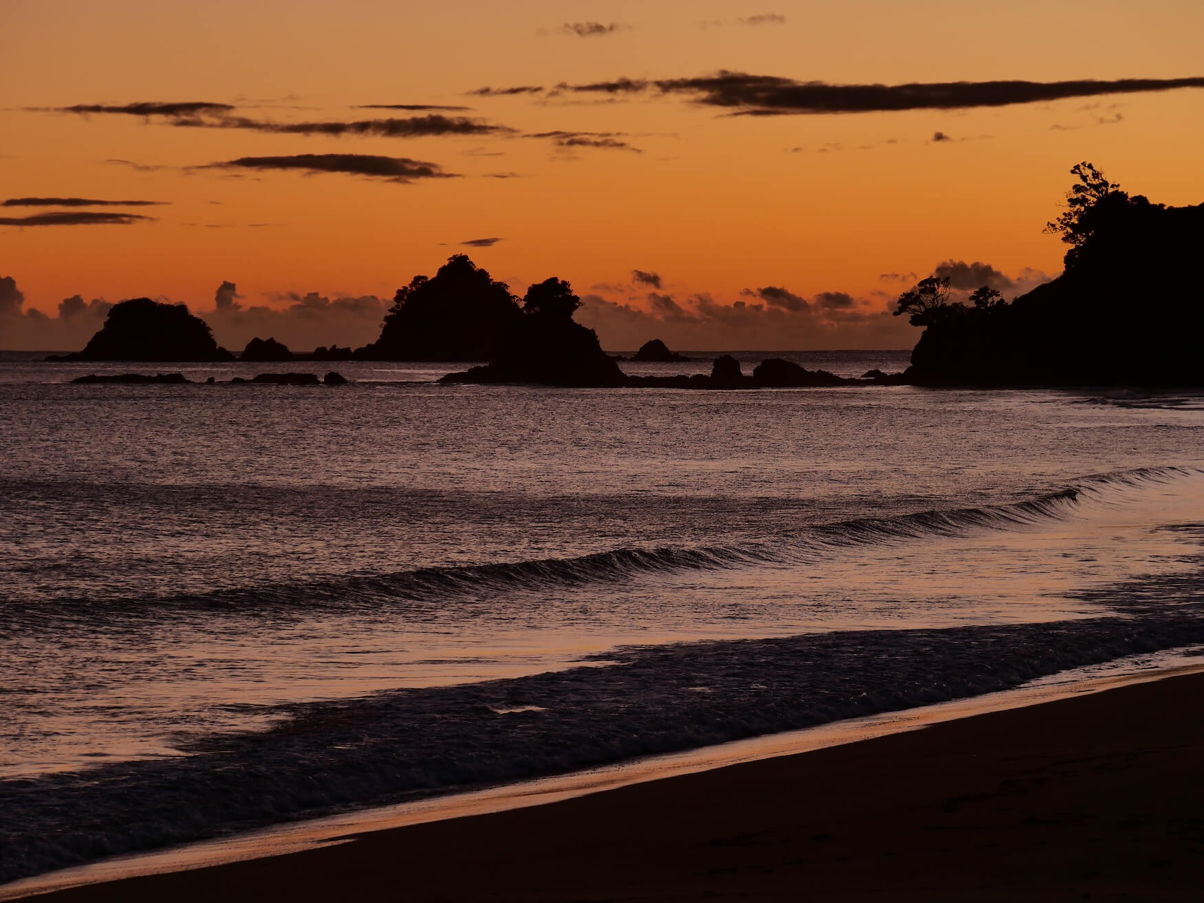 Cape Reinga zonsondergang