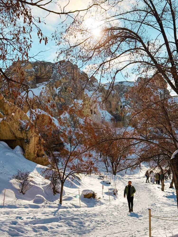 Cappadocia Goreme openlucht museum winter-2