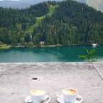 Cappuccino lake bled kasteel