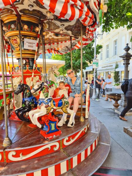 Carroussel in Dolomieten